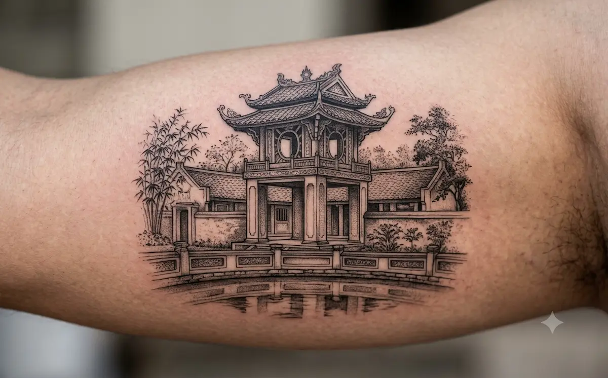 Khue Van Cac Tattoo Meaning: Hanoi’s Pavilion of Knowledge Inked on Skin
