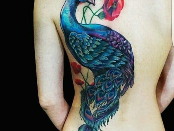 Ý Nghĩa Hình Xăm Chim Công (2)